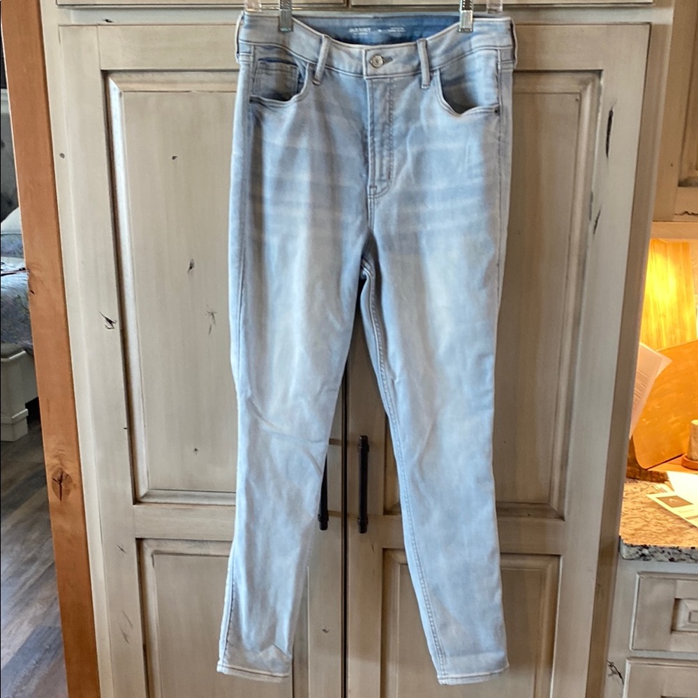 Old Navy Light Blue Rockstar Jeans